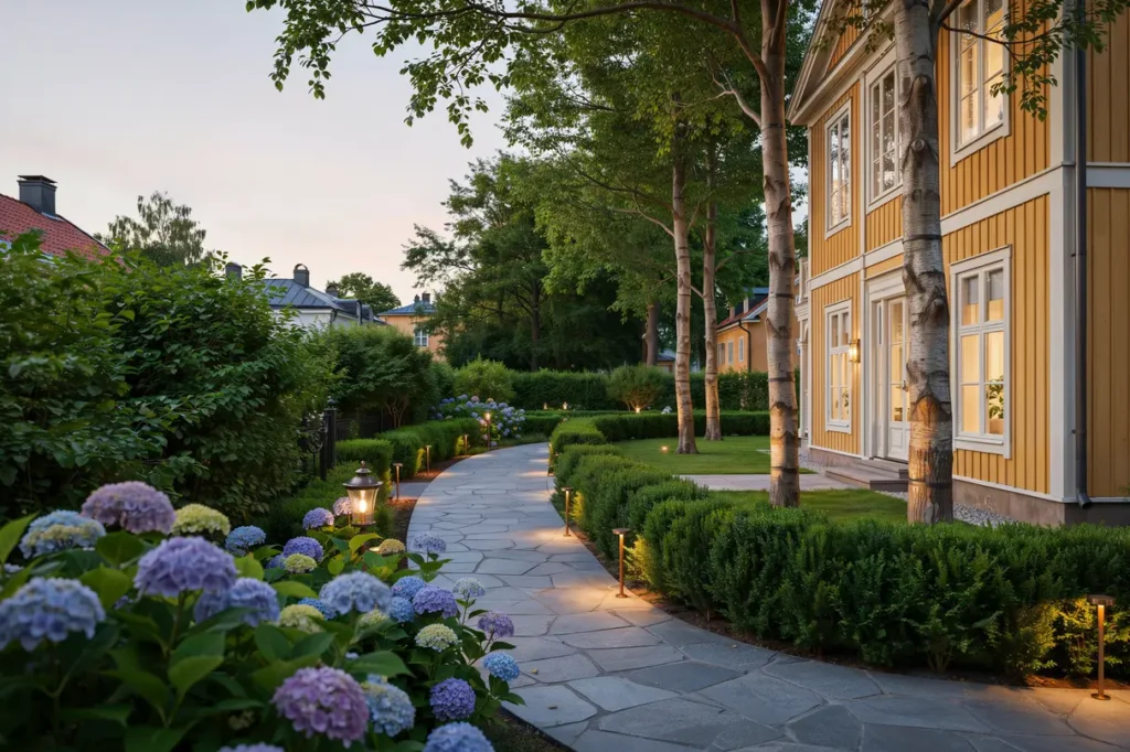 installation av tr dg rdsbelysning med tidsstyrning och skymningsrel i djursholm stocksund