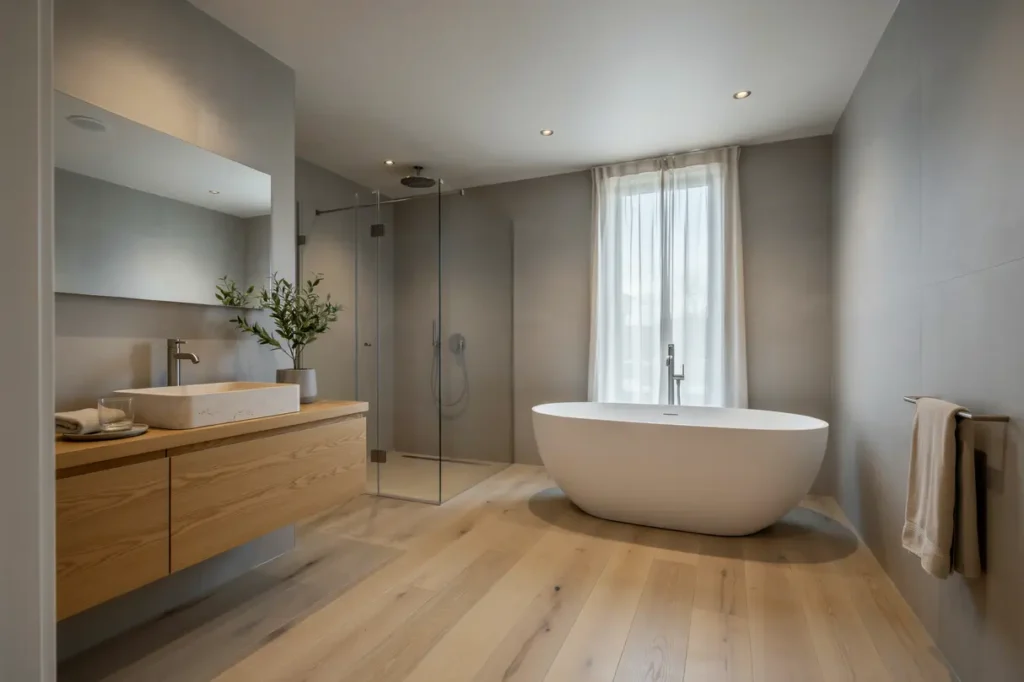 elinstallation vid badrumsrenovering i villa i m rbylund